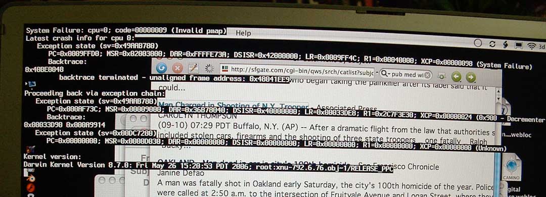 Kernel Panic Image