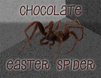 Choclate Easter Spider